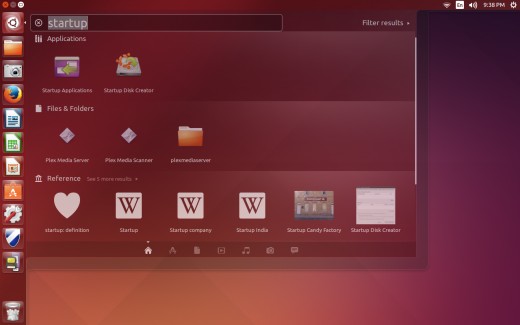 Click the "Dash" icon and then search for "Startup Applications."