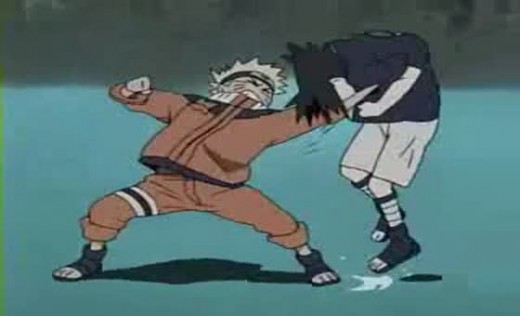 Naruto vs. Sasuke (Fight Scene in the Valley of Death)