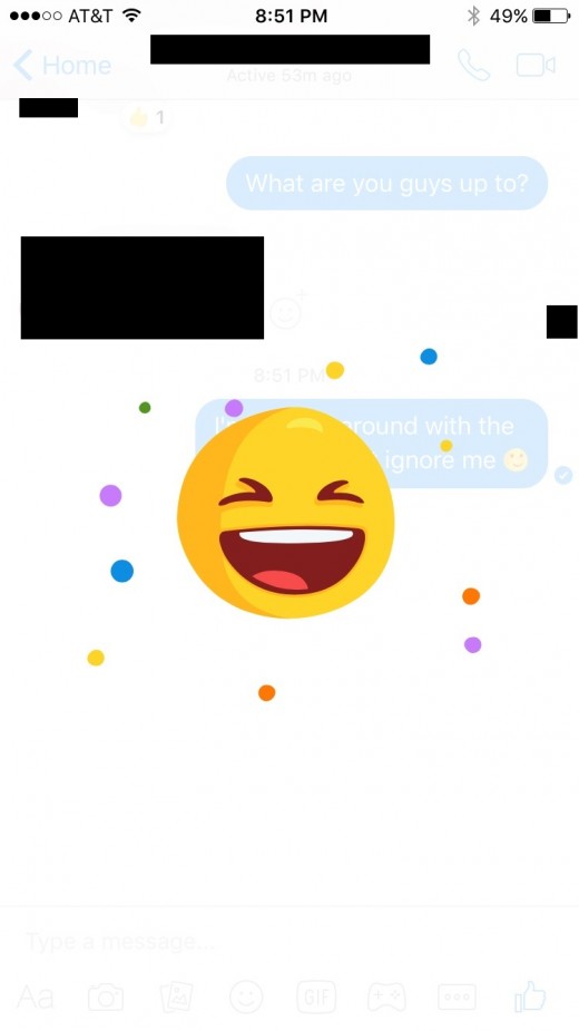 The laughter animated graphic.