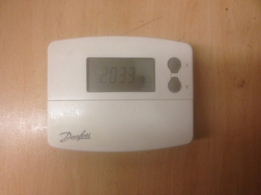 A wireless Danfoss thermostat