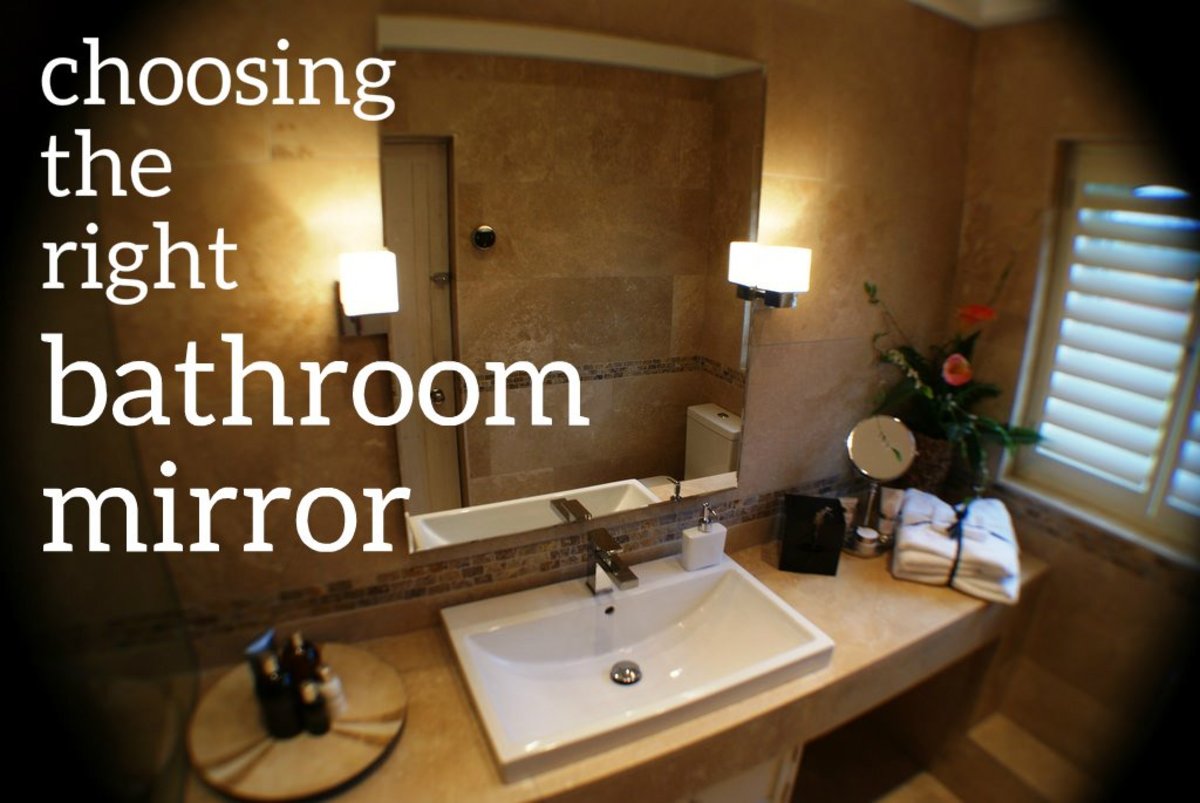 no mirror over bathroom sink