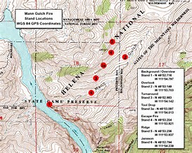 Map of what occurred that day