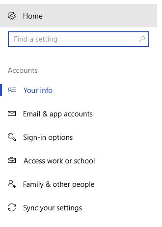 Select "Sign-in Options."