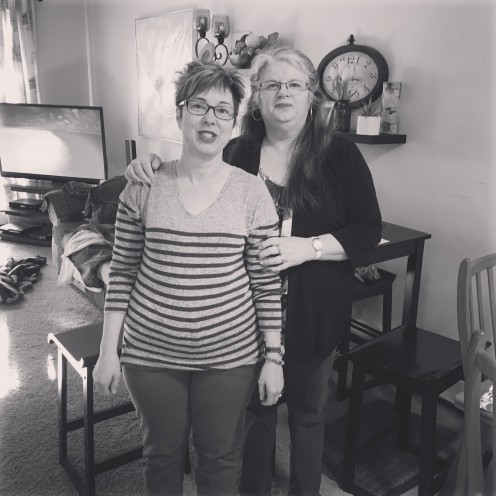 Lesli and Terrie, friends for 35 years. 