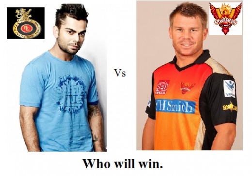 RCB Vs Sunrisers Hyderabad 5th April 2017. 
