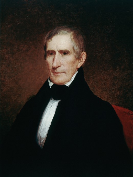 William Henry Harrison's official White House portrait