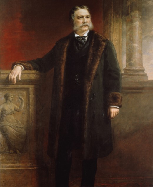 Chester Arthur's official White House portrait