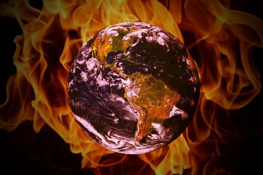 Global Warming- Burning Earth