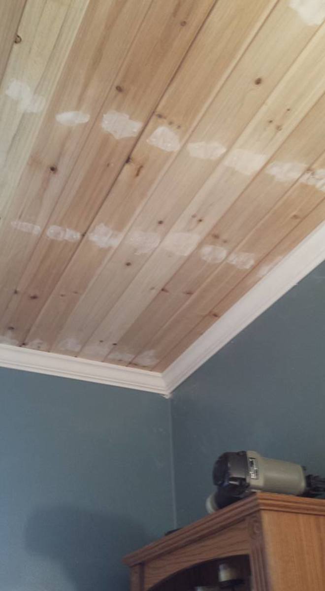 Diy Tongue And Groove Wood Ceiling Dengarden