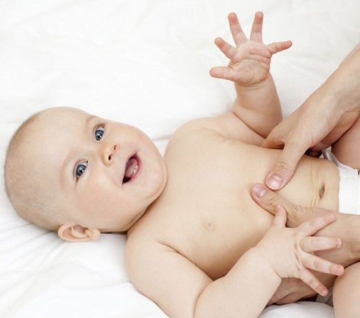 Massage helps colicky babies. 