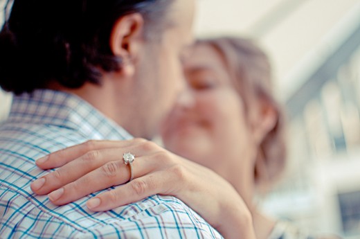 This is not my fiance and myself, nor this is the ring I bought. This is free-to-use image I found online for this article's esthetic purposes. My ring is sent for re-sizing, and I may take picture and upload it if I don't feel too lazy.