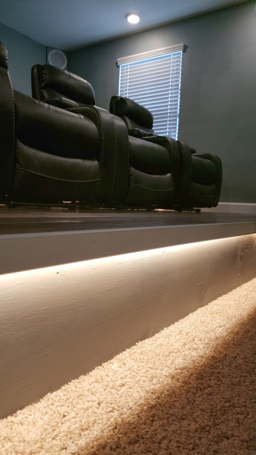 The Platform edge lighting - A nice look - I just wished it was dimmable