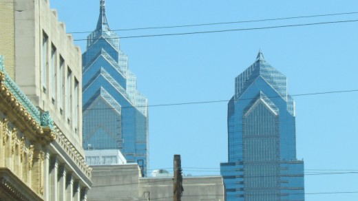 Skyline of Philadelphia as we approached the city for the Drafts.
