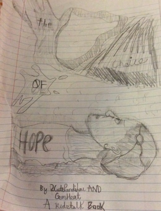 The Choice of Hope Book Cover; Drawing by GemHeart; Book by Lou & Gem