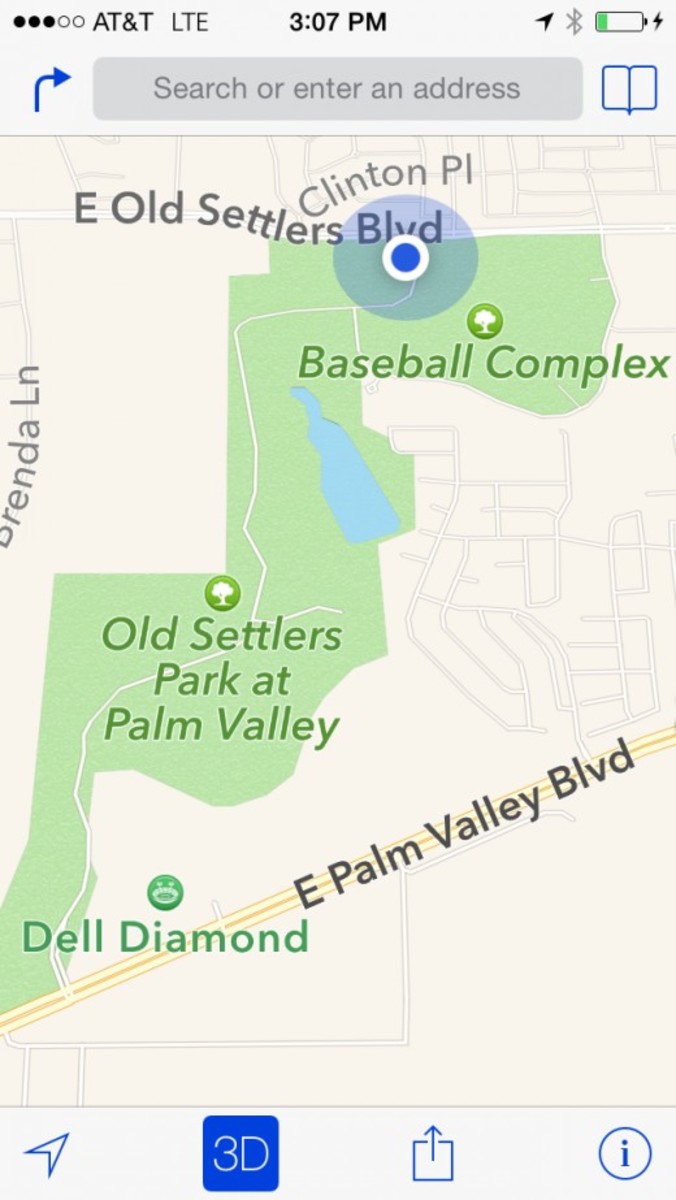 Map of Old Setters Park