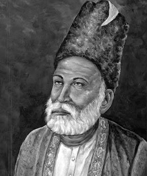The renowned poet Mirza Ghalib 