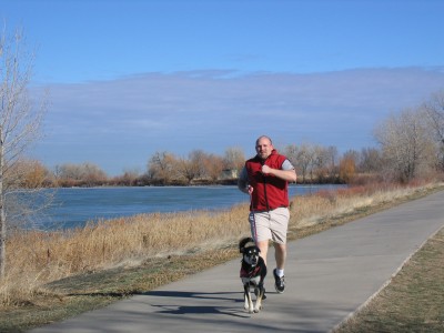 Exercise with your dog! You will both benefit from daily work-out sessions!