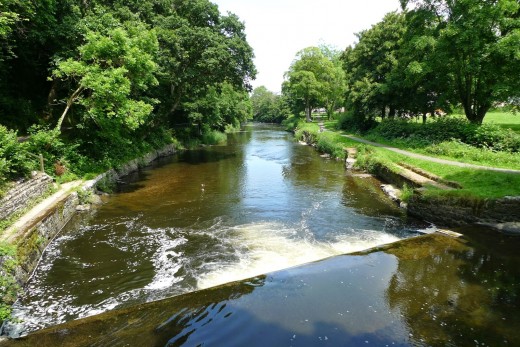 The River Aeron.