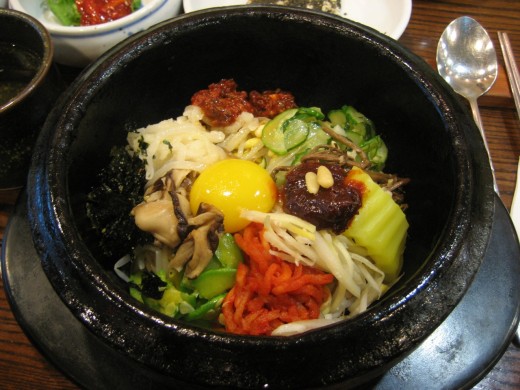 Bibimbap, traditional Korean food!