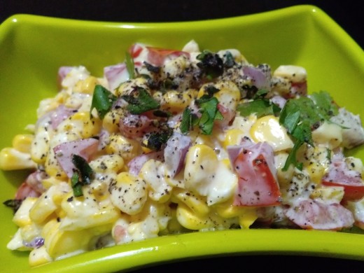 Corn Yogurt Salad