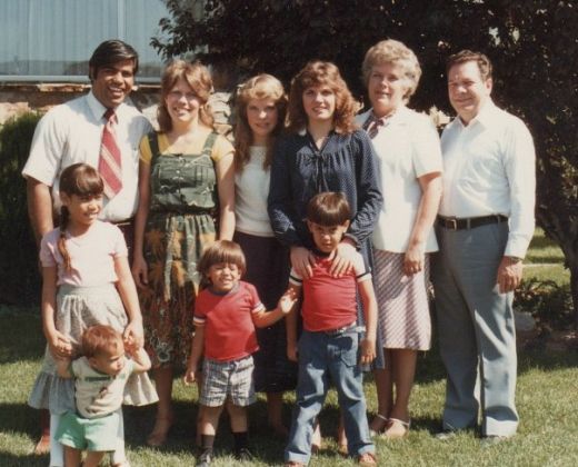 My family with my sisters and parents. Personal photo REK