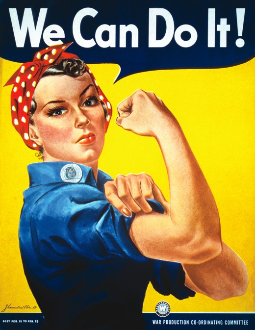 Difficult, it seems to replace Rosie-the-riveter as a meaningful, enduring feminist icon