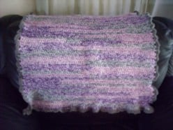 Crochet Baby Blanket Tutorial for a True Beginner