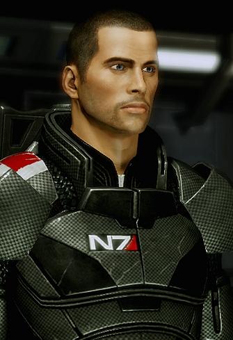 Default male Shepard. 