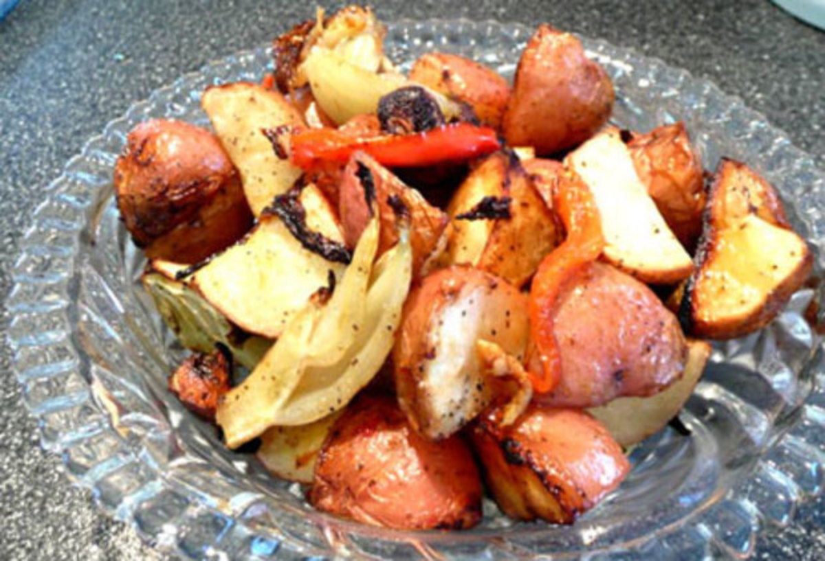 Easy Oven Roasted Potatoes
