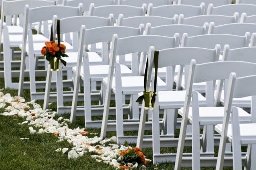 Less guests = less chairs = less decorations = less overall wedding expenses