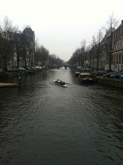 Amsterdam has more than one hundred kilometers of canals and 1,500 bridges