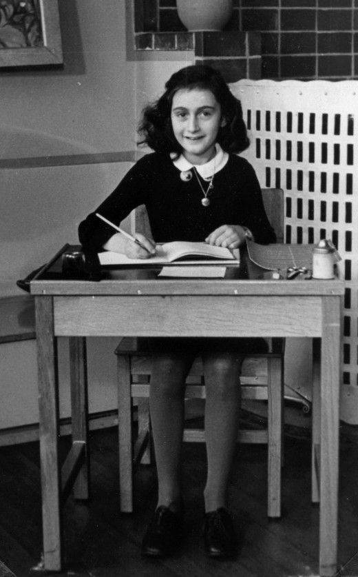 Anne Frank died aged 15 at Bergen-Belsen Concentration Camp in March 1945