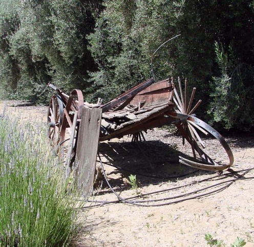 Brokeback Wagon Highland Springs Ranch, California.