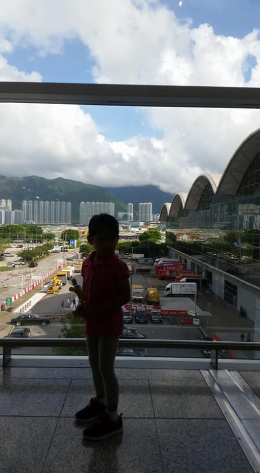 at HK International Airport Terminal 1 Bye HK
