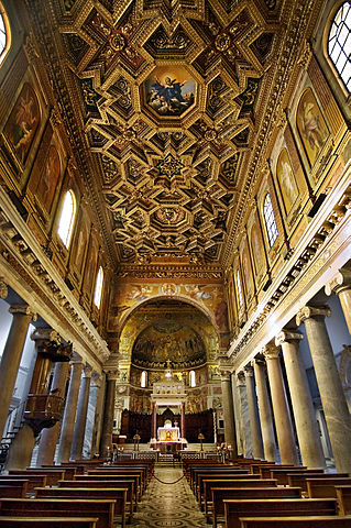 The church in trastevere.