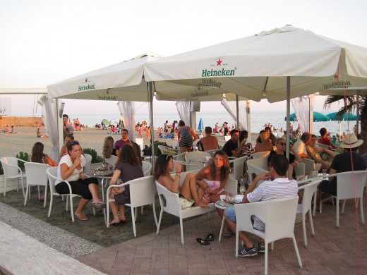 Romes main beach