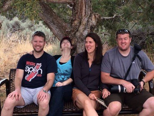Matt, Jess, Maryse, Nick- my stepsons and their wives