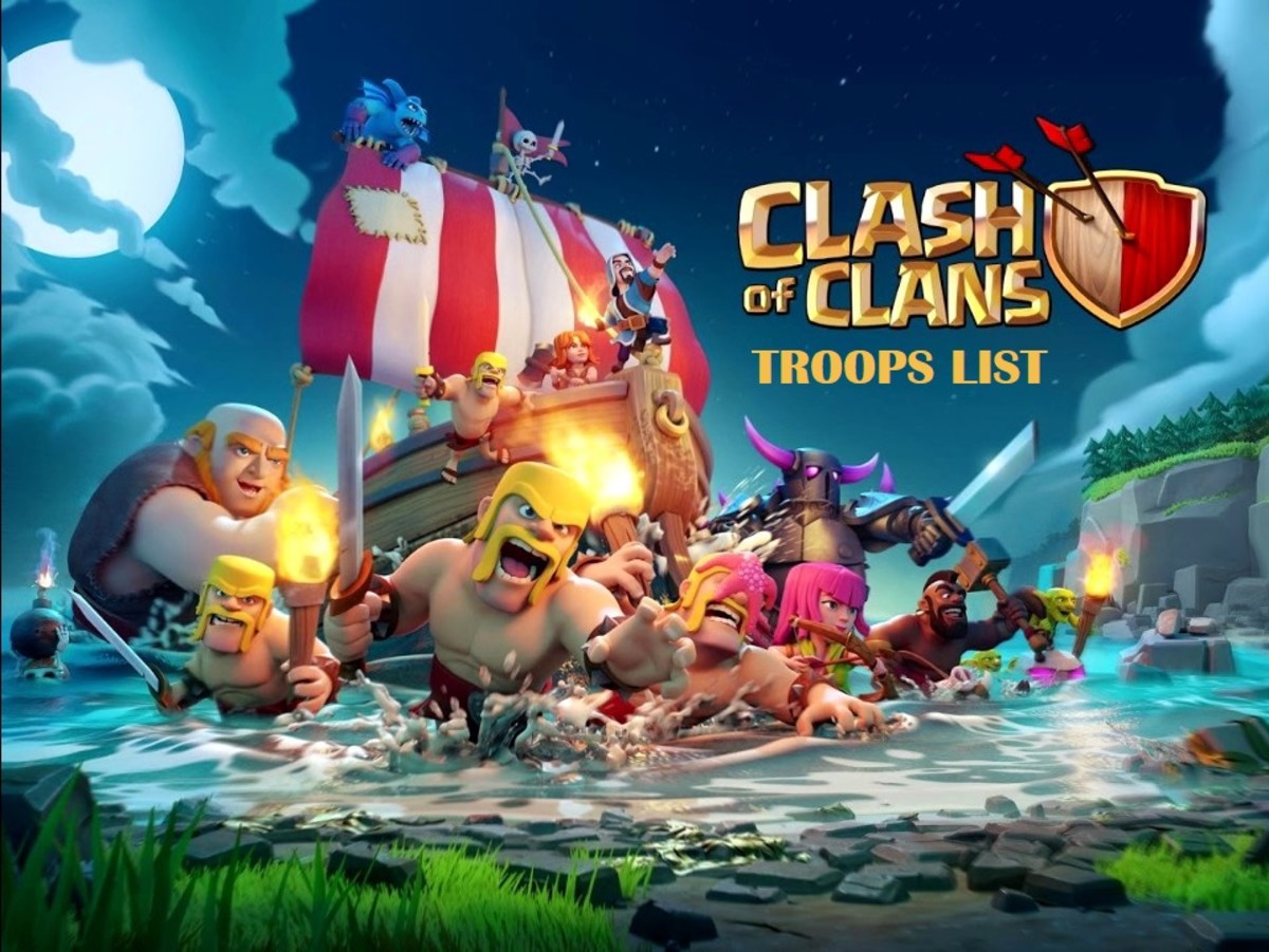 Clash Of Clans Troop Chart