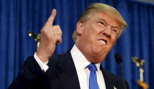 Famous Donald Trump Facial Expression