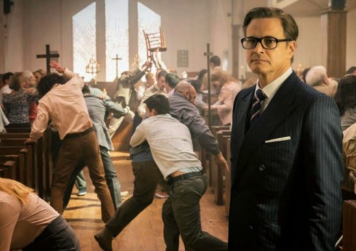 The church-goers get violent and so does Harry