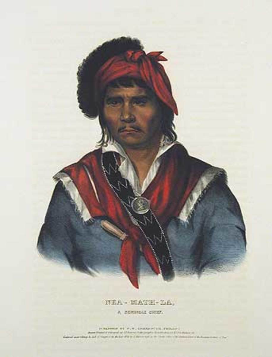 Seminole Chief, Nea-Math-La, between 1837-44