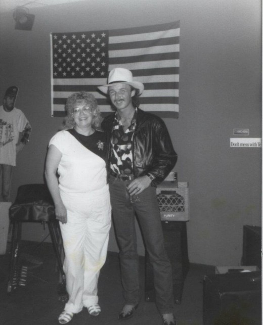 Me with Clinton Gregory in 1991.