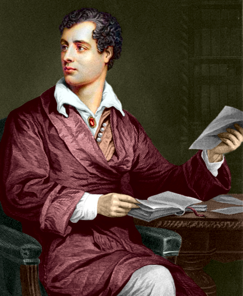 Image result for picture of the poet Lord Byron