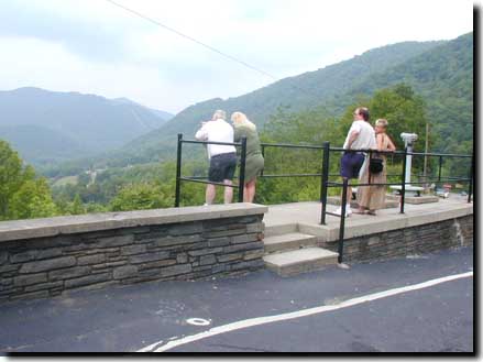 Most photographed view in the Smokies Overlook.