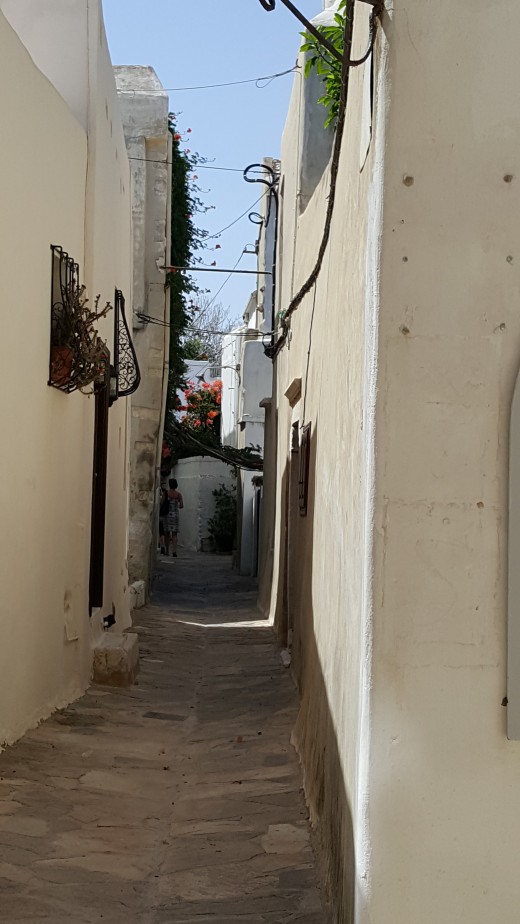 Inside Naxos Castle Walls