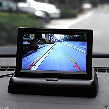 Rear view camera with LCD screen