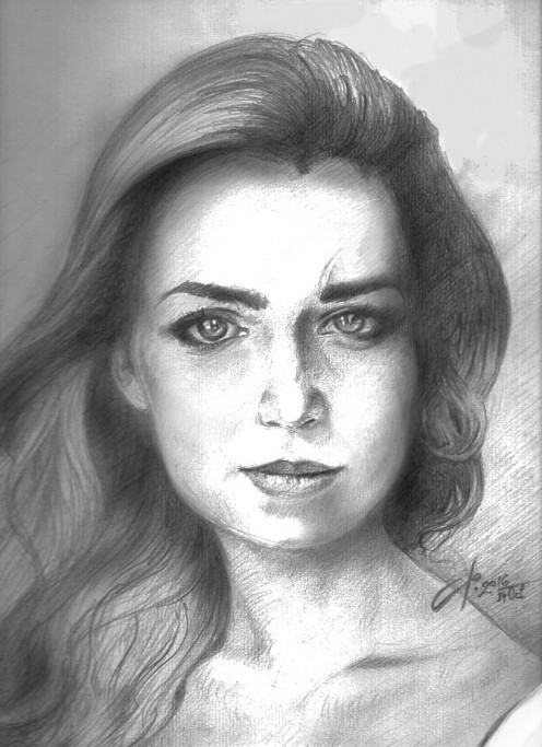 Filip Stojkovski, Graphite Pencil Portrait, 2016