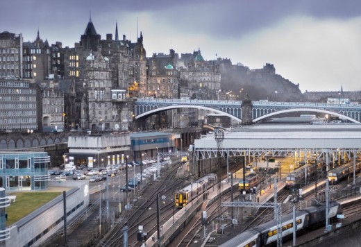 Waverley Station, Edinburgh, named after one of Sir Walter Scott's title characters 