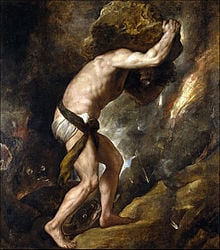 "One must imagine Sysiphus smiling!" Albert camus