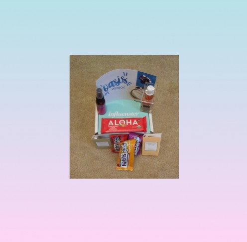 Eva nyc; COVERGIRL foundation; Aloha protein bar; Vera Wang Embrace sample spray collection; Welch's roll-ups